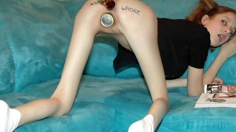 British Hardcore Anal Threesome Ffm With...