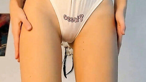 Young Student Jerking Off Her Cameltoe