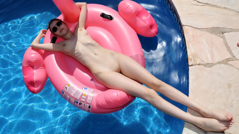 Mila Azul Showing Some Pink