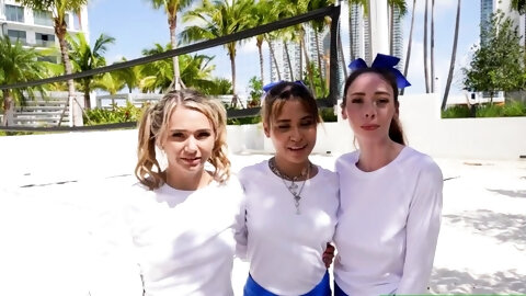 An Old Man Fucking Three Teen Bffs And...