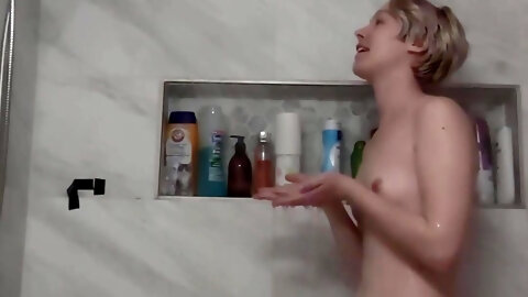 Getting My Small Tits  Wetttt In The...