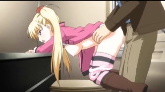 Big Eyed Hentai Blonde Teen Hardcore Sex...